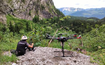 UAV Lidar data Acquisition in the Alps