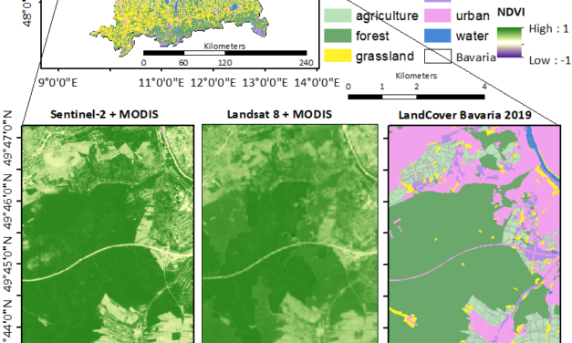 New Publication: Spatiotemporal Fusion Modelling Using STARFM: Examples of Landsat 8 and Sentinel-2 NDVI in Bavaria