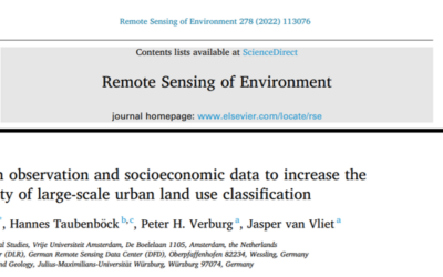 new publication on earth observation and socio-economy