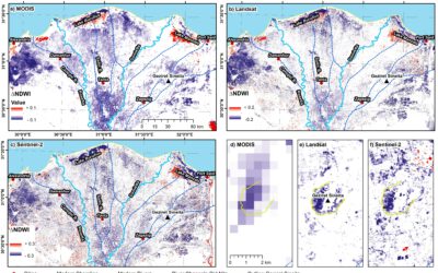 New publication on the detection of buried palaeogeographical features using remote sensing time series