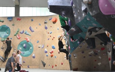 work outing – this year joint bouldering