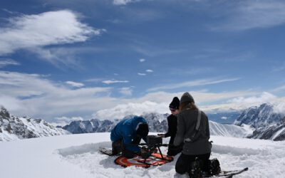 UAS Lidar and multispectral field work on Zugspitze