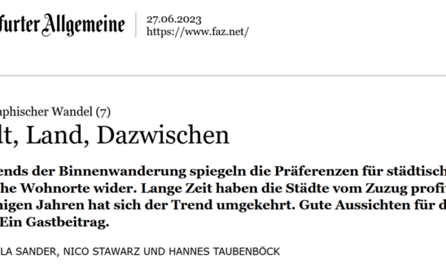 Guest article in the Frankfurter Allgemeine Zeitung