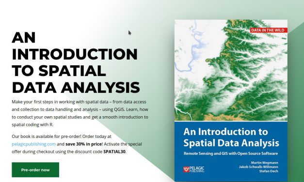 Upcoming book “Introduction to Spatial Data Analysis” – 30% discount for pre-order