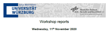 Workshop Report at the Department of Remote Sensing – November 11, 2020