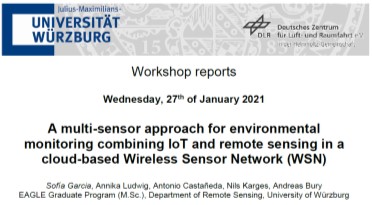 Workshop Report at the Department of Remote Sensing – January 27, 2021