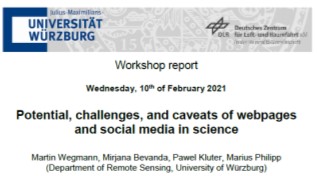 Workshop Report at the Department of Remote Sensing – February 10, 2021