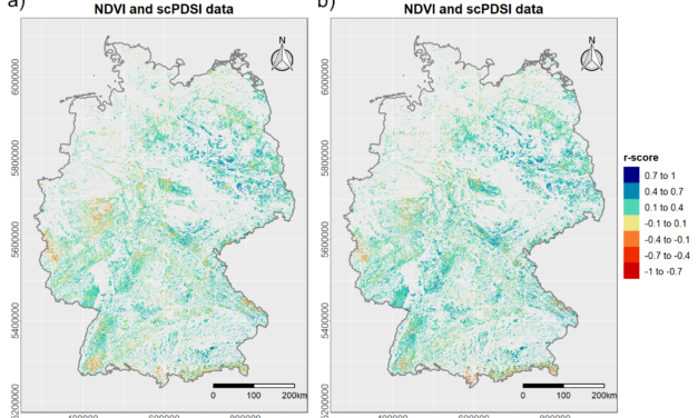 New Publication: Quantifying the Response of German Forests to Drought Events via Satellite Imagery