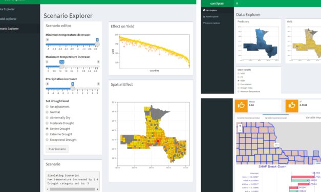 CornXplain: User Friendly App to Predict Corn Yields in the USA