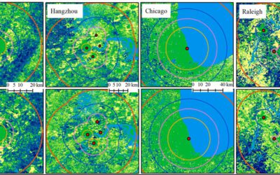 New publication on the impacts of different  urban expansion patterns on vegetation net primary productivity