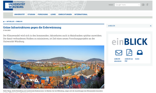 Our new project MainPro got featured by the University