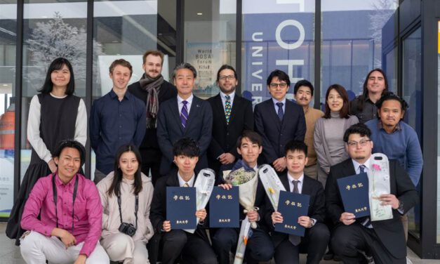 EAGLE student Konstantin Müller  completedan internship at IRIDeS in Japan