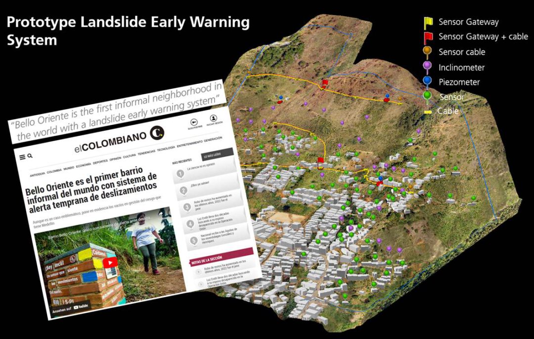 New publication on the development of a landslide early warning system