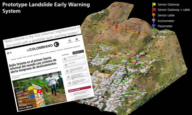 New publication on the development of a landslide early warning system prototype in an informal settlement