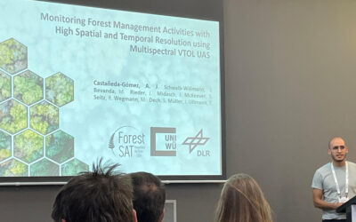 PhD student Antonio Castañeda-Gómez presented UAS application for forest monitoring