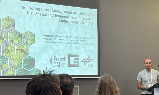 PhD student Antonio Castañeda-Gómez presented UAS application for forest monitoring