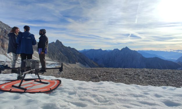 snow cover conditions at Zugspitze with UAS sensors