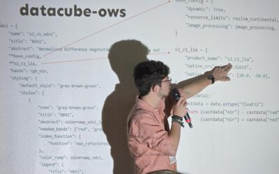 Datacube presented at the international FOSS4G conference in Brazil