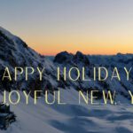 End of the Year & New Year’s Eve Greetings