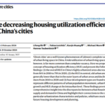 New publication on the decreasing housing utilization efficiency in China’s cities