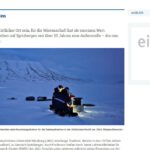 Press Release by University of Würzburg about our Arctic research