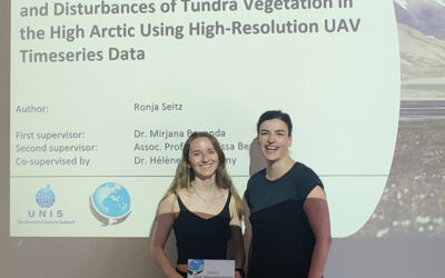 Successful MSc Thesis Defense by Ronja Seitz on UAV-Based Monitoring of High-Arctic Tundra Dynamics