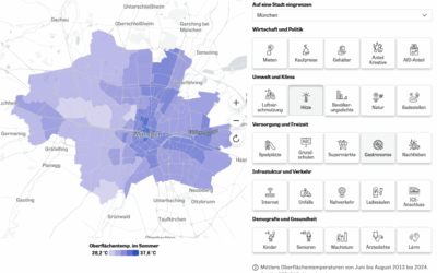 DLR supports Zeit Magazine with Land Surface Temperature data