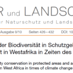 New study on the conservation of biodiversity in West Africa