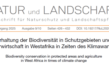 New study on the conservation of biodiversity in West Africa