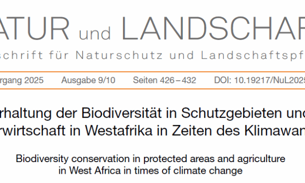 New study on the conservation of biodiversity in West Africa