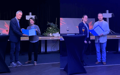 Dr. Ines Standfuß and Dr. Jeroen Staab were honored by the German Federal Environmental Foundation (DBU)