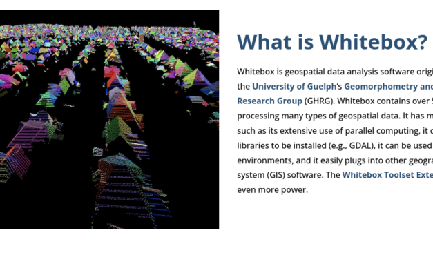 Learning Geospatial Tools in Practice: whitebox