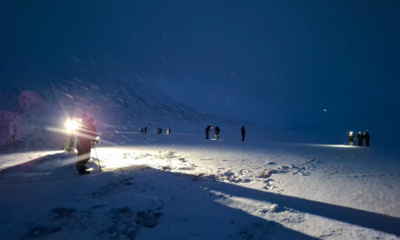 EORC researchers teaching drone remote sensing at UNIS, Svalbard