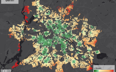 New publication on the influence of urban structure types on the x-minuteness of cities