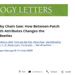 New publication: Ecological insights supported by remote sensing collaboration