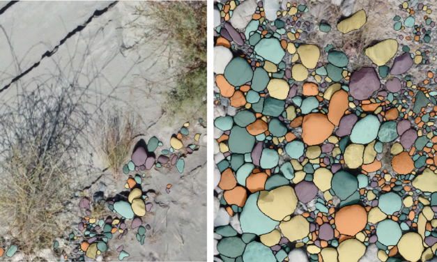 Easter Egg detection? No – UAV and satellite imagery derived grainsize estimates!