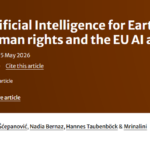 New publication on responsible Artificial Intelligence for Earth observation