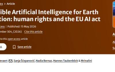 New publication on responsible Artificial Intelligence for Earth observation