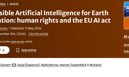 New publication on responsible Artificial Intelligence for Earth observation