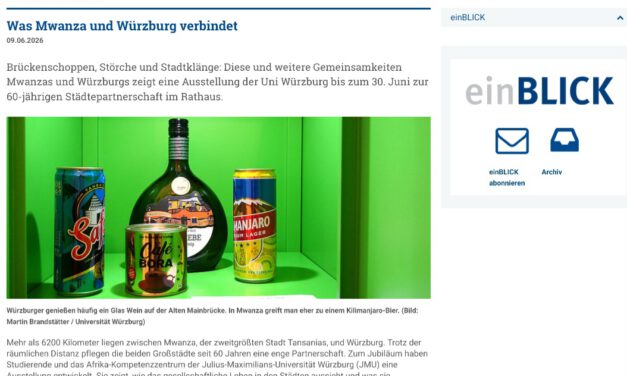 University Press Highlights Exhibition Connecting Mwanza and Würzburg