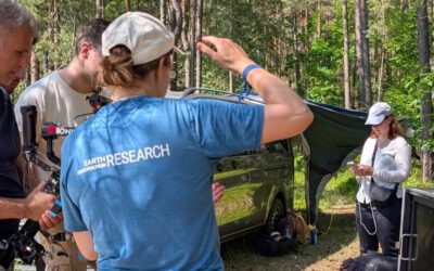 RTL covers EORC: TV Crew Films MONID Habitrack Fieldwork