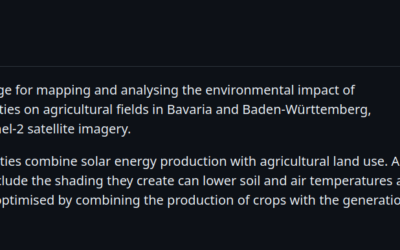 Impact of agrophotovoltaic facilities – an R package