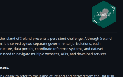 EireR R package: unified gateway to Irish geospatial data