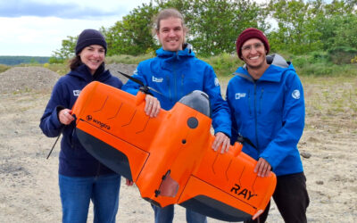 Drone manufacturer Wingtra visits EORC