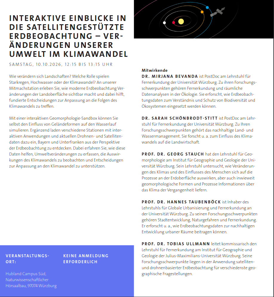 Earth Observation News - We’re proud to be part of Space Days Würzburg 2026