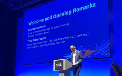 EAGLE lecturer Dr. Thilo Erbertseder opened the SPIE Sensors + Imaging Symposium 2026