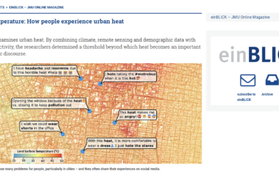 einBLICK reports on our recent study “From Measured to Experienced Heat”
