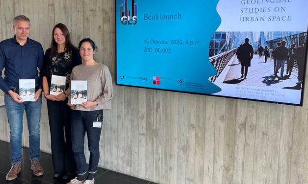 Book launch event on “Geolingual Studies on Urban Space”.
