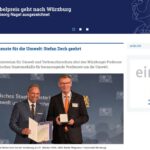 University Press reports on Stefan Dech receiving the Bavarian State Medal