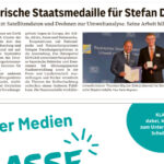 Mainpost reported on Stefan Dech’s Bavarian State Medal